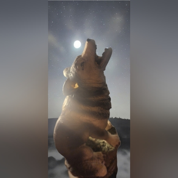 🐺Wolf incense burner Watch to video!!! - Picture 3 of 13